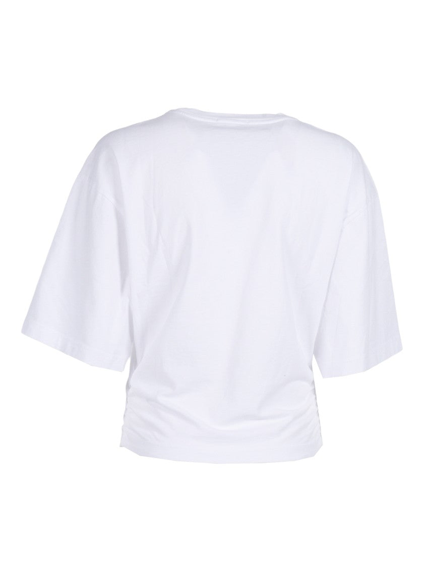 Agolde Shari Sculptural Ruched T-Shirt