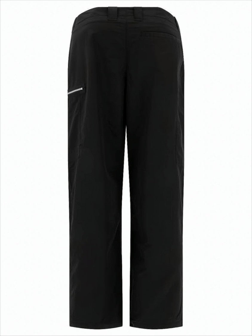Our Legacy Black Straight Pants With Zip Detail