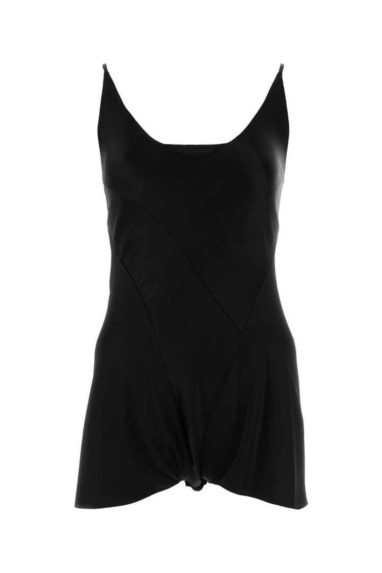 Maison Margiela Black Satin Jumpsuit