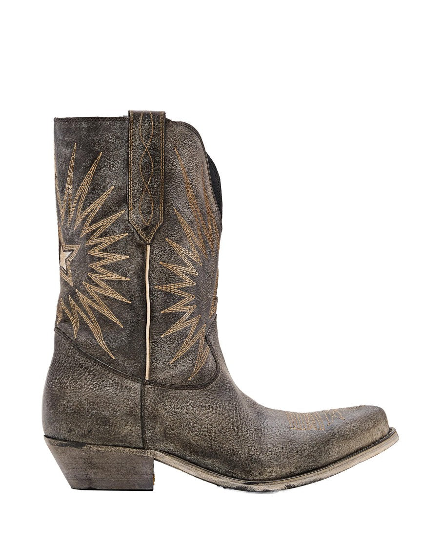 Golden Goose 4Mm Wish Star Leather Boots