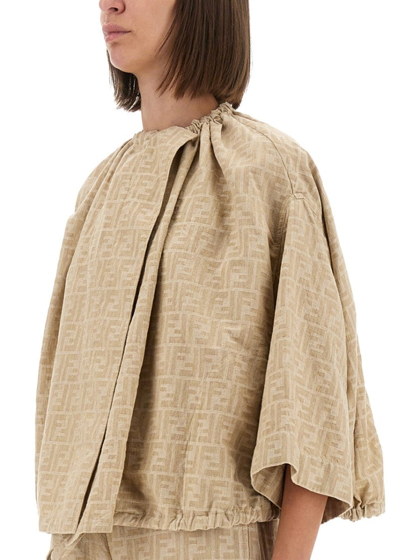 Fendi Ff Chambray Jacket