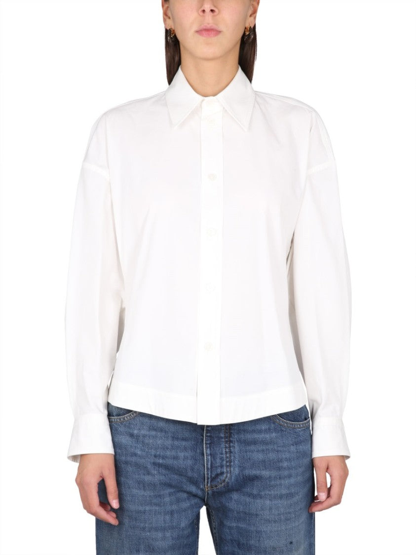 Bottega Veneta Tailored Button-Down Compact Shirt With Classic Collar