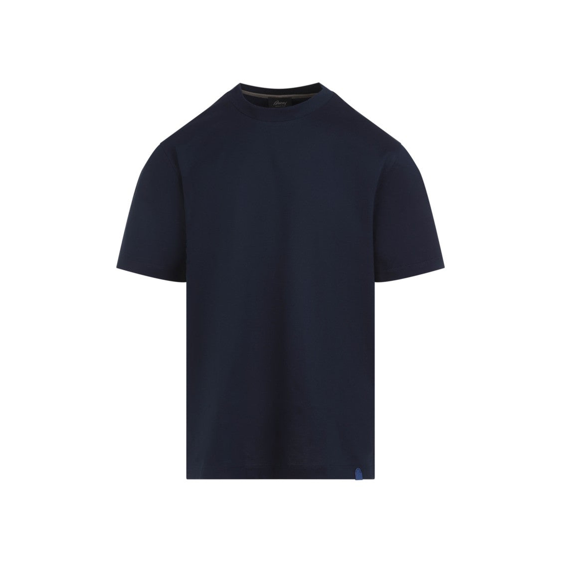 Brioni Navy Blue Cotton T-Shirt