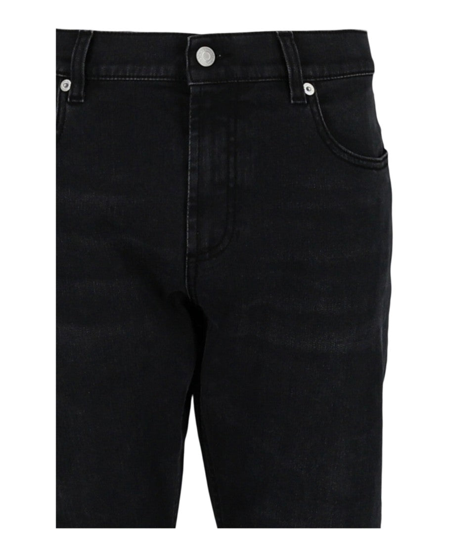 Alexander Mcqueen Graffiti Denim Jeans