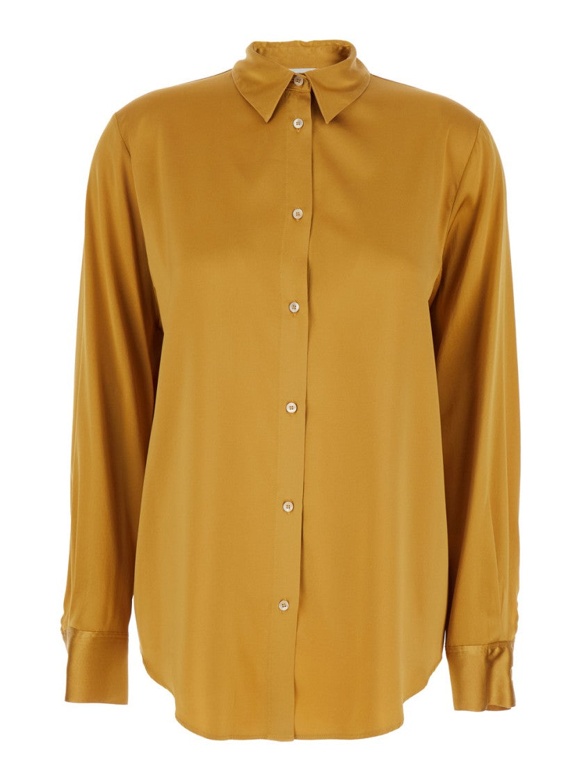 Forte Forte Silk Shirt With Classic Collar