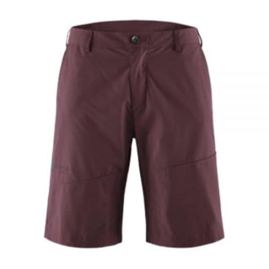 Klattermusen Burgundy Tailored Shorts With Structured Fit