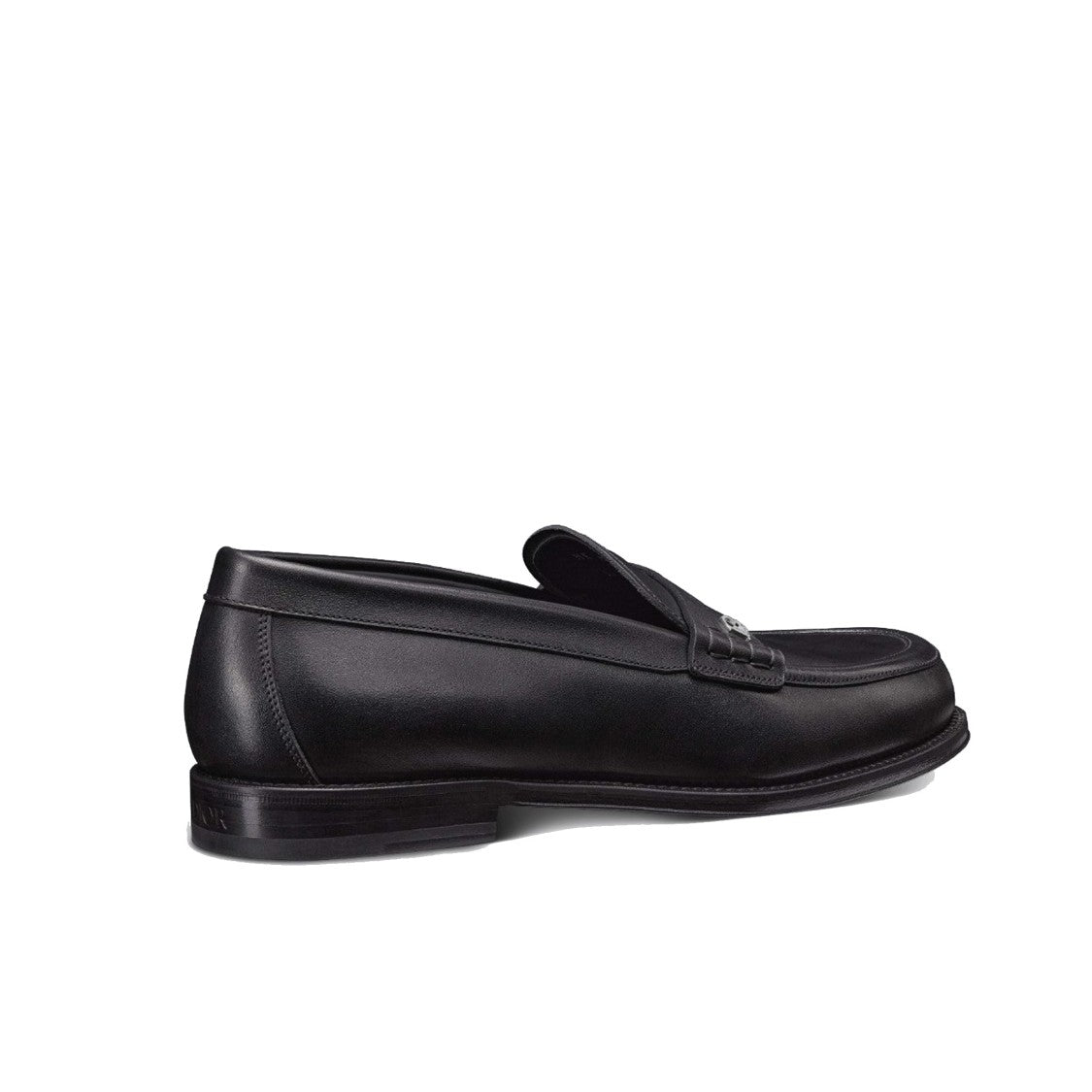 Dior Black Calf Leather Loafers