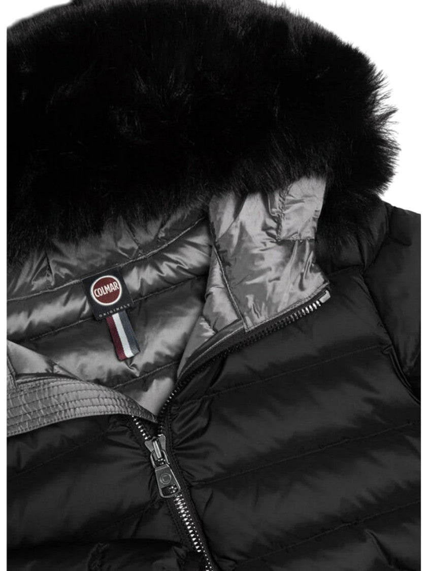 Colmar Originals Black Water-Repellent Quilted Winter Jacket