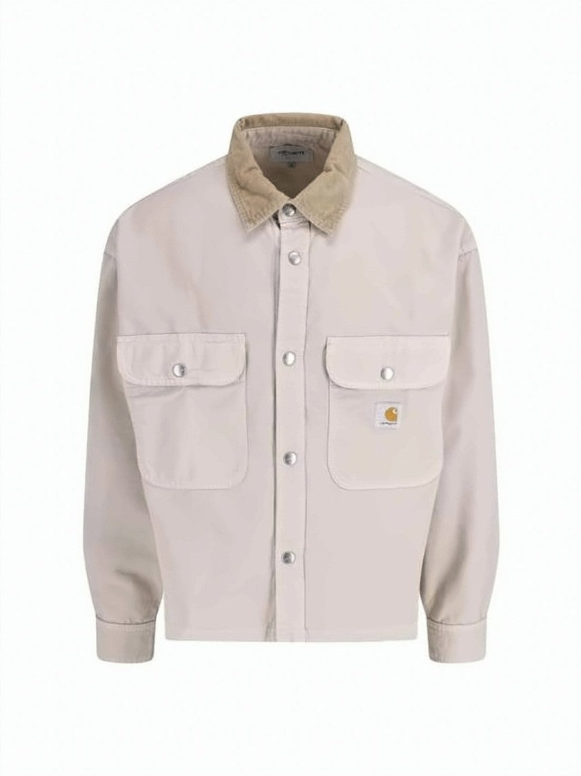 Carhartt Wip Neutrals Boxy Fit Corduroy Collar Shirt