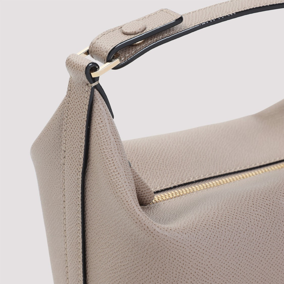 Valextra Structured Calf Leather Shoulder Bag