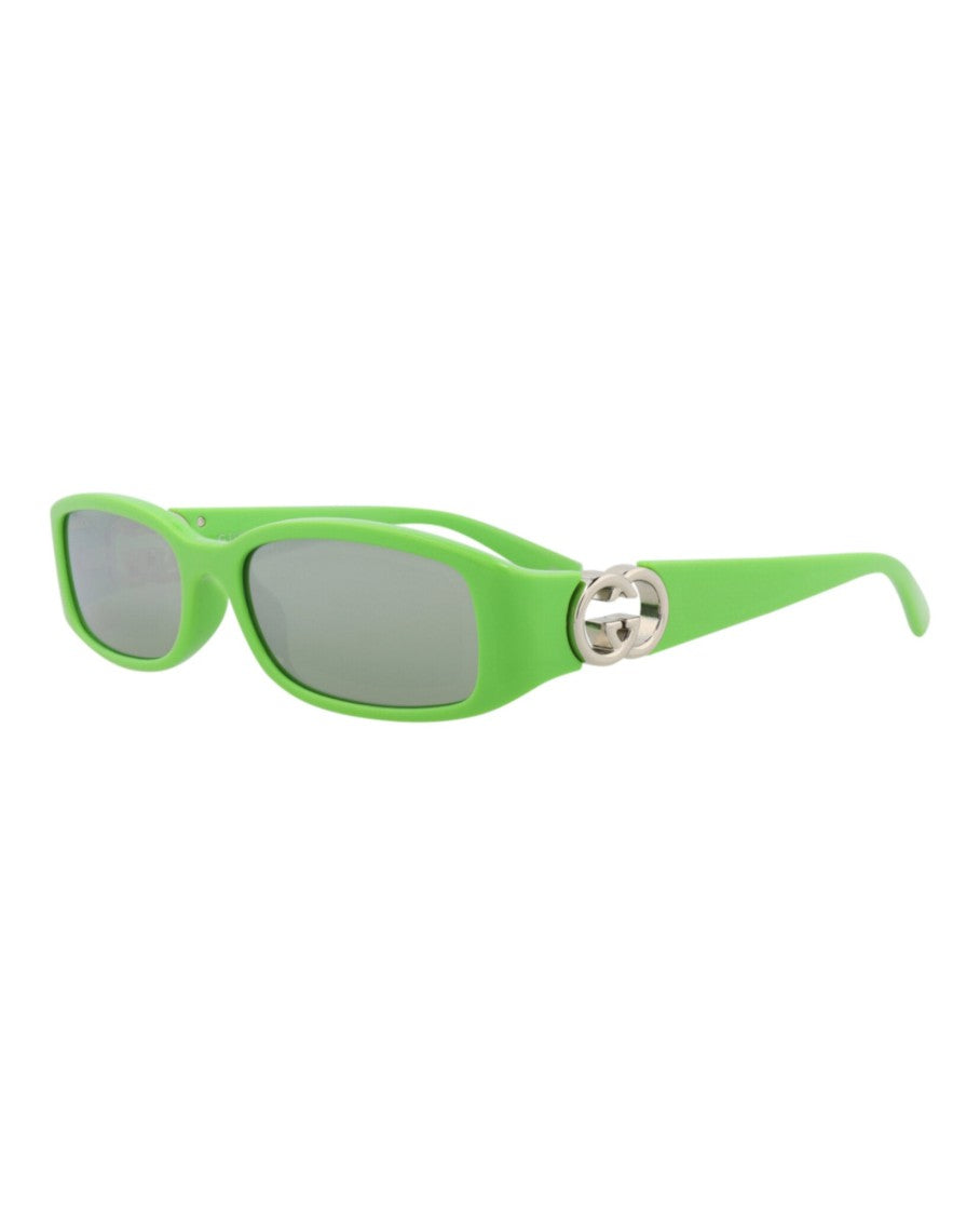 Gucci Square-Frame Injection Sunglasses