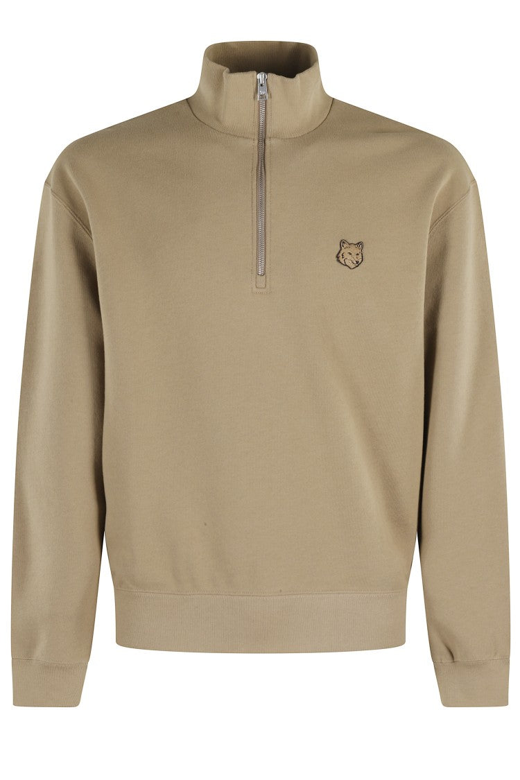Maison Kitsuné Half Zipped Sweatshirt