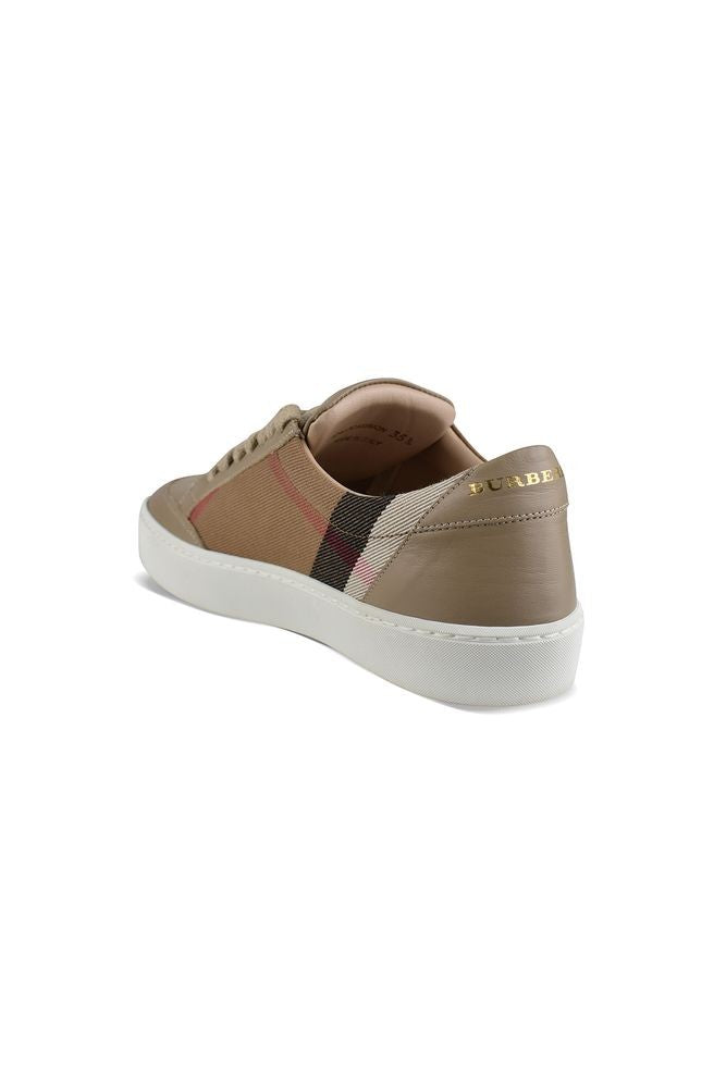 Burberry Beige Low-Top Sneakers