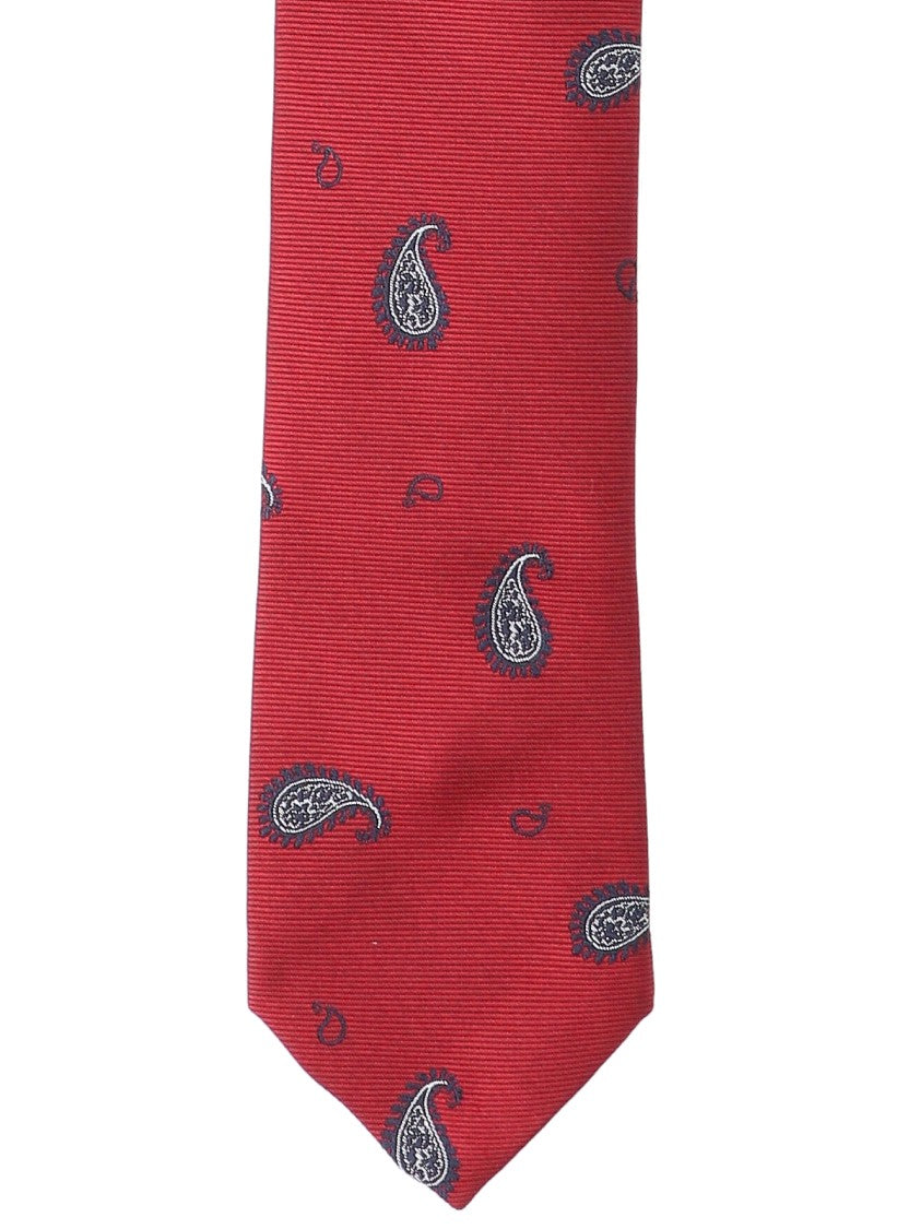 Thom Browne "Paisley" Tie – Red