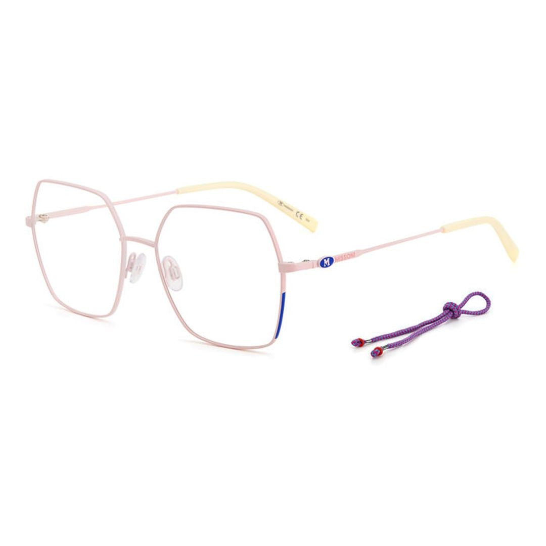 M Missoni Mmi 0082 Delicate Metal Frame Sunglasses With Oversized Square Lenses