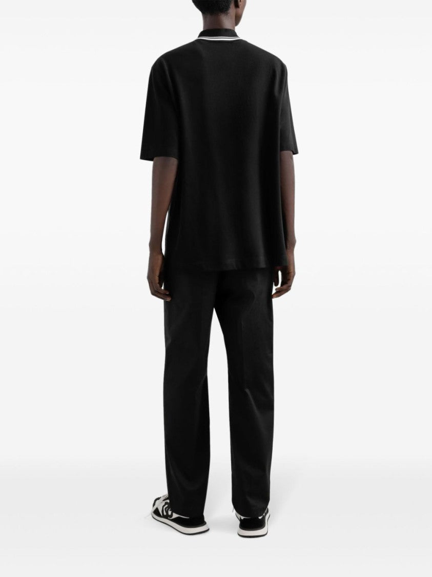 Dolce & Gabbana Black Polo Shirt