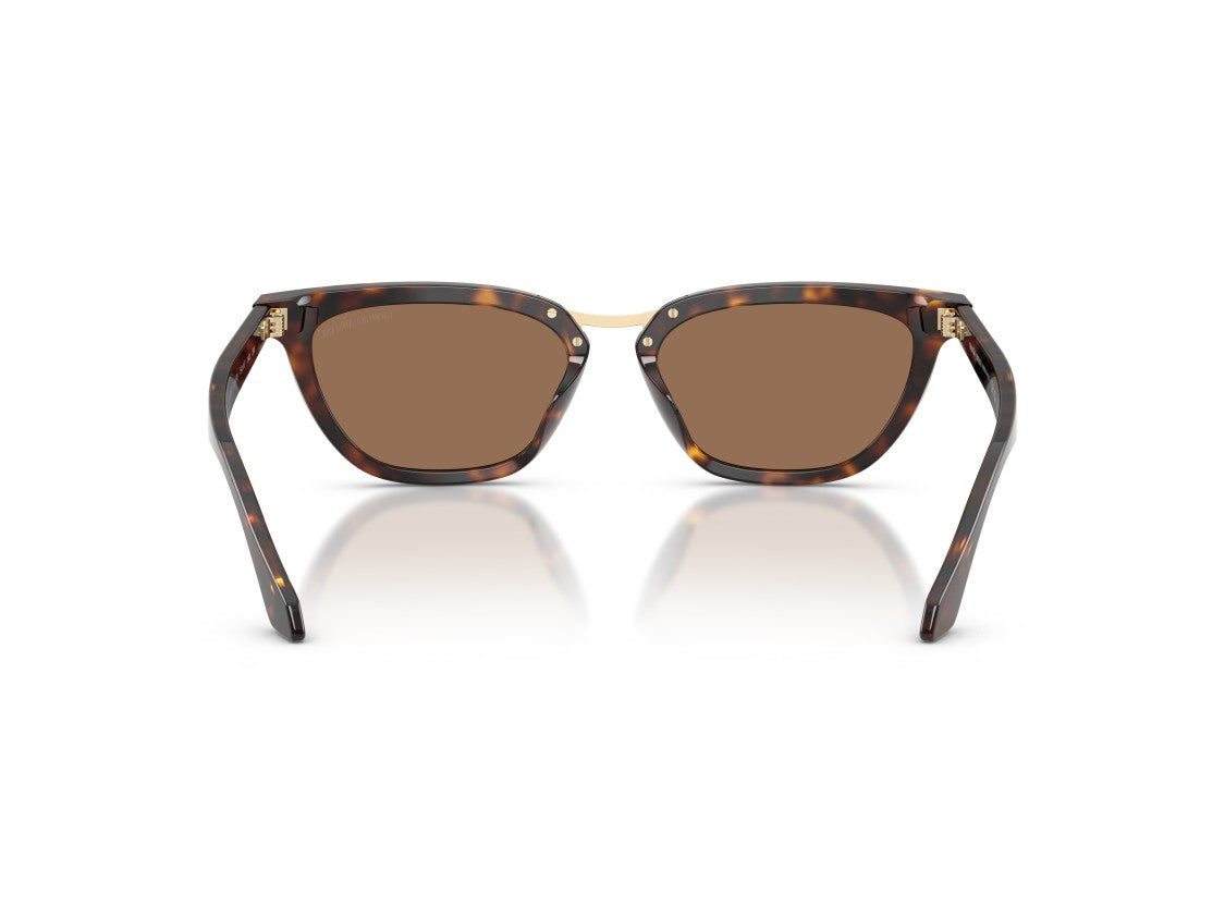 Giorgio Armani Gold 0Ar8253u Tortoiseshell Square Sunglasses