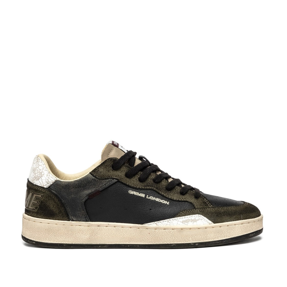 Crime London Chelseask8 Deluxe Sneakers - Black/Dark Green/White