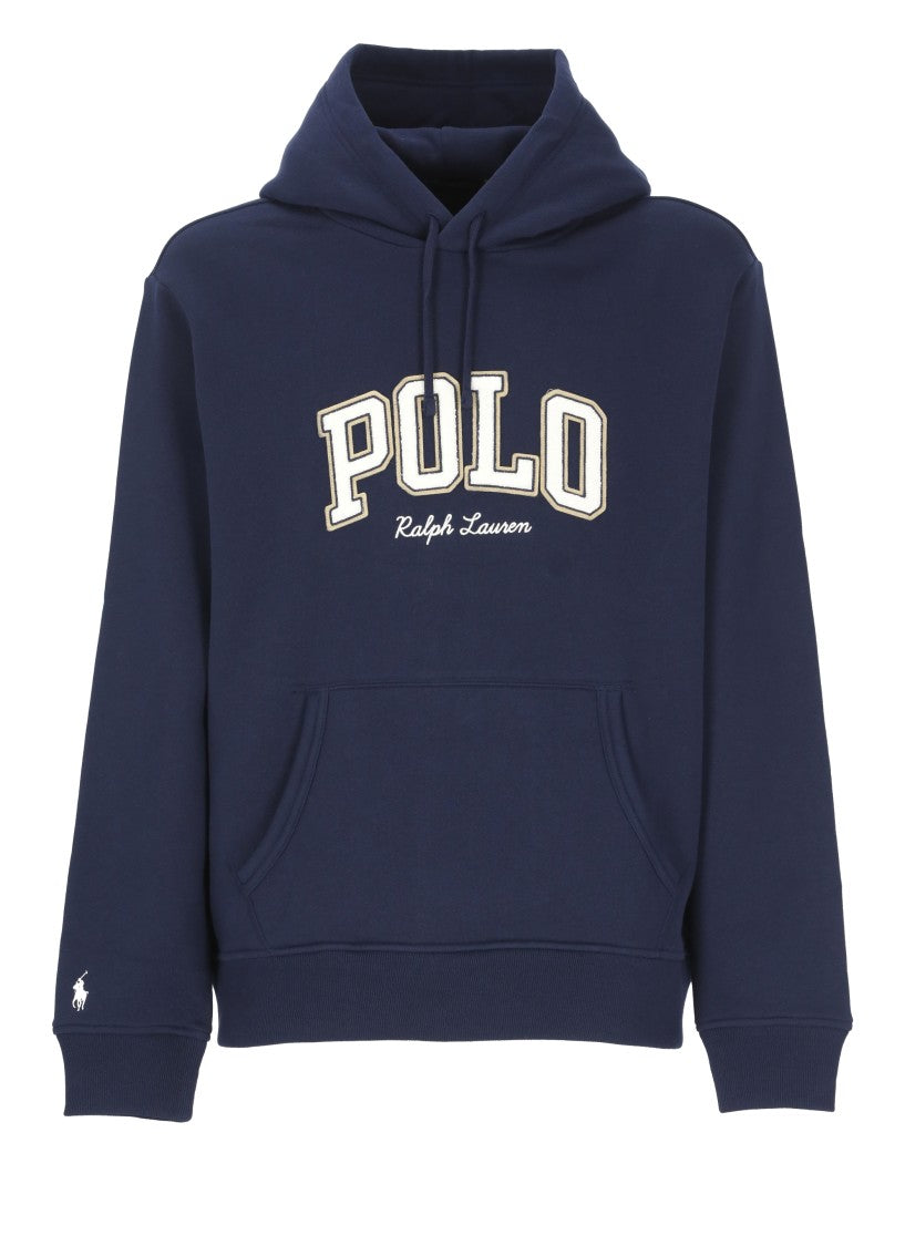 Polo Ralph Lauren Cotton Logo Hoodie With Drawstring