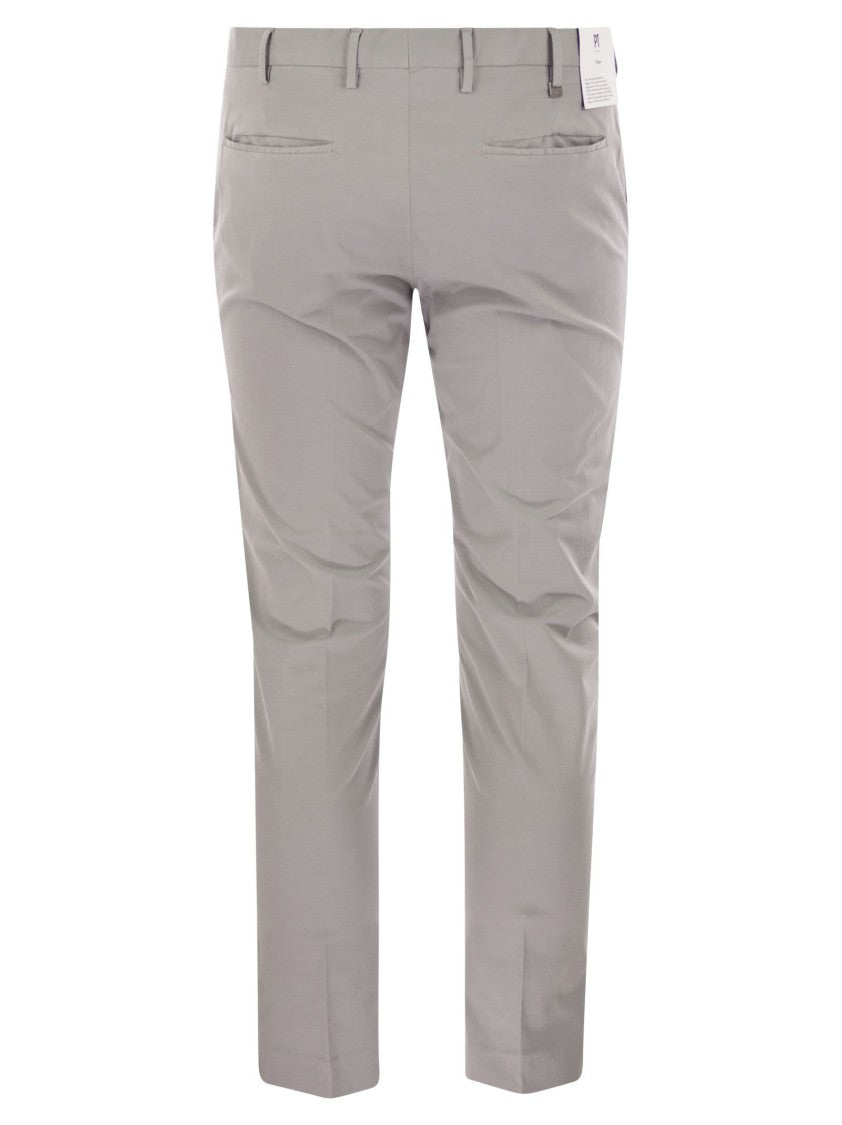 Pt Torino Dieci - Stretch Cotton Trousers