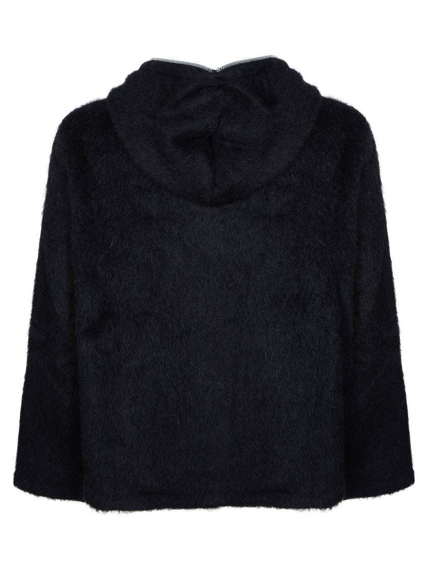 Our Legacy Full Zip Hood Fuzzy Boxy Full-Zip Jacket