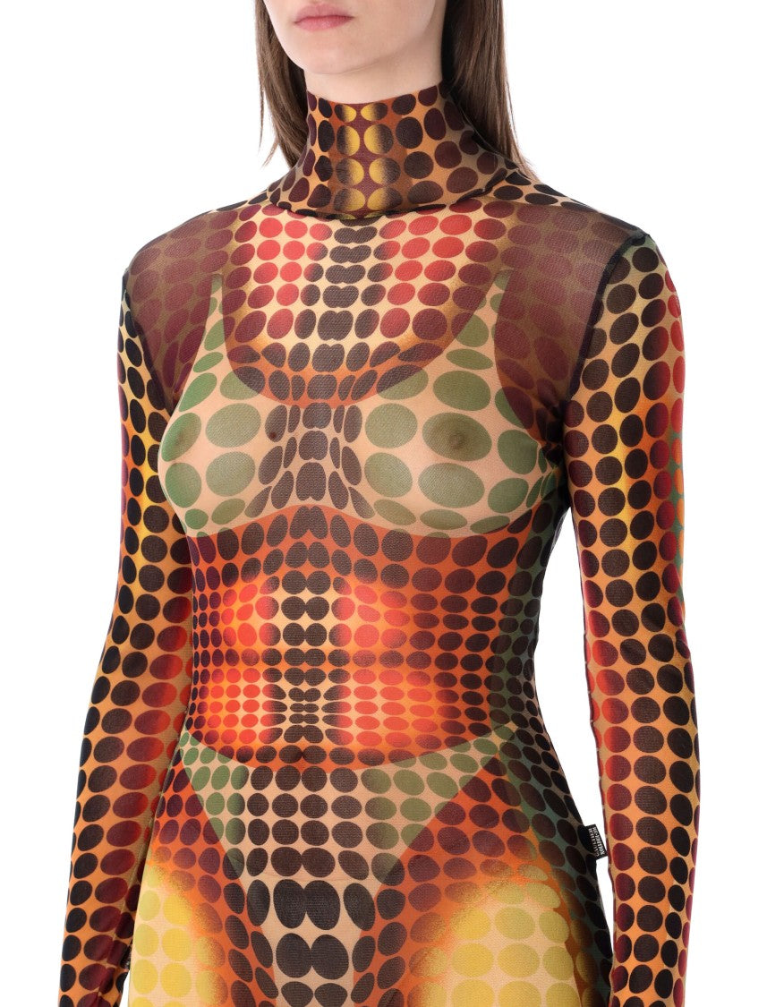 Jean Paul Gaultier Dots Re-Edition Long Dress