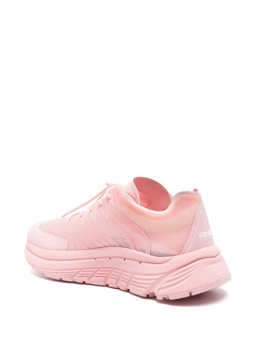 Kenzo Flamingo Pink Toggle Fastening Chunky Sneakers