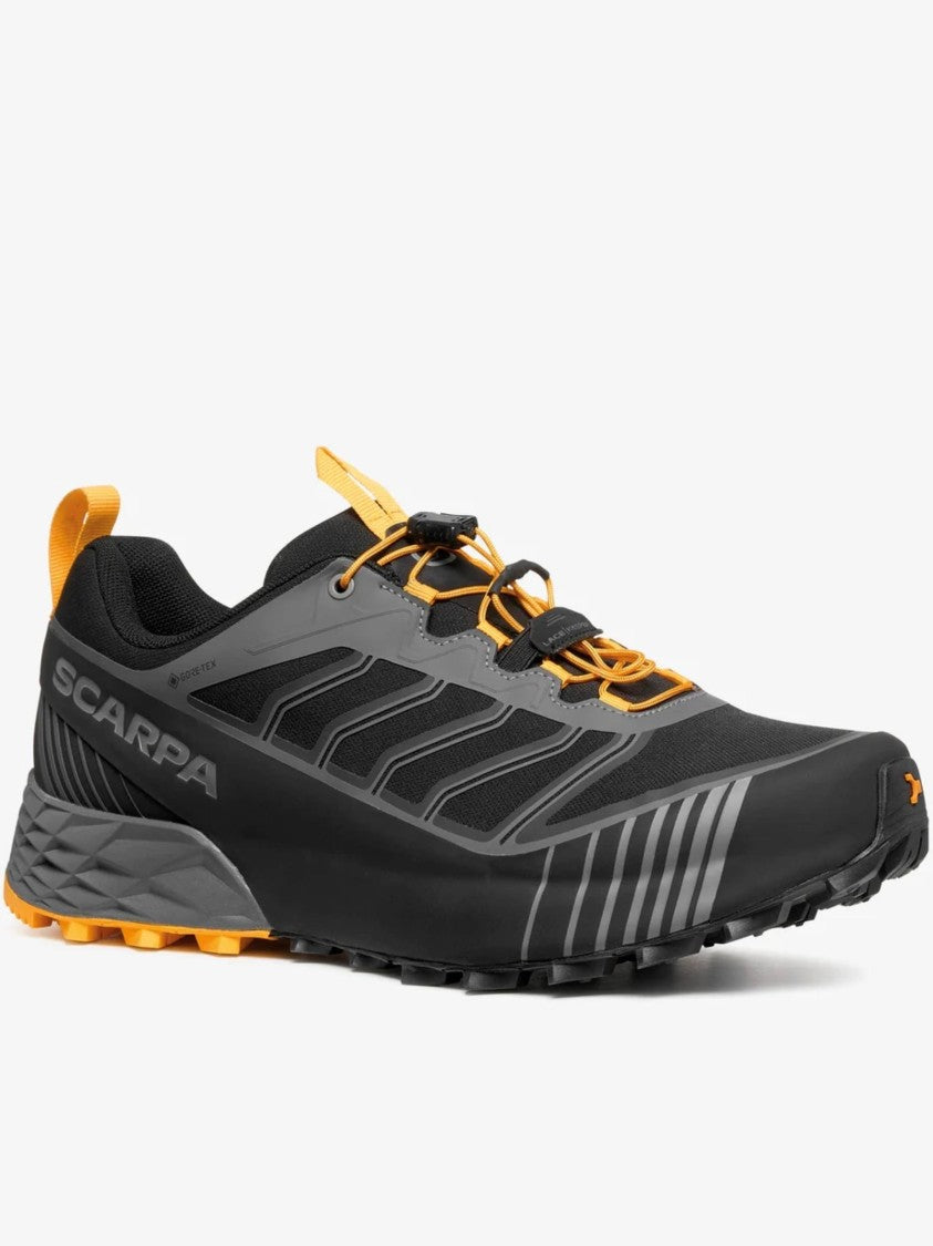 Scarpa Rugged Low-Profile Trail Sneakers With Vibrant Accents