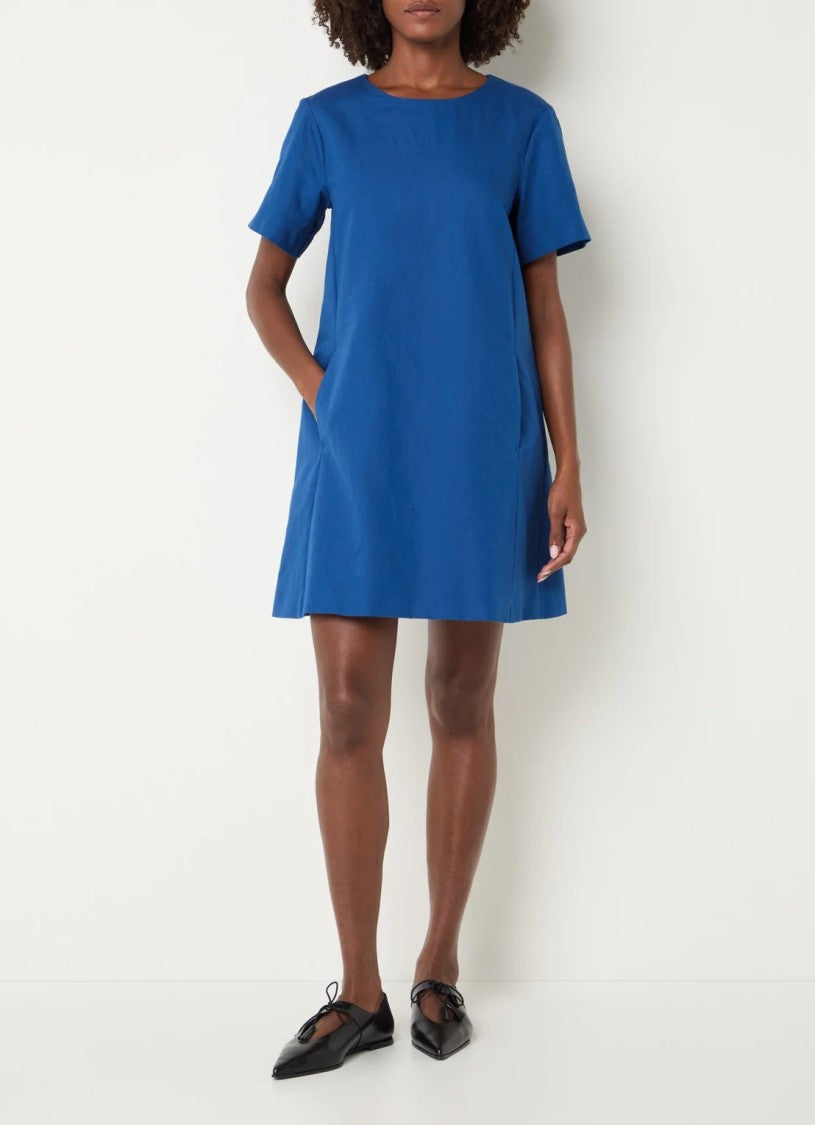 Max Mara Straight Mini Dress With Keyhole Back Closure