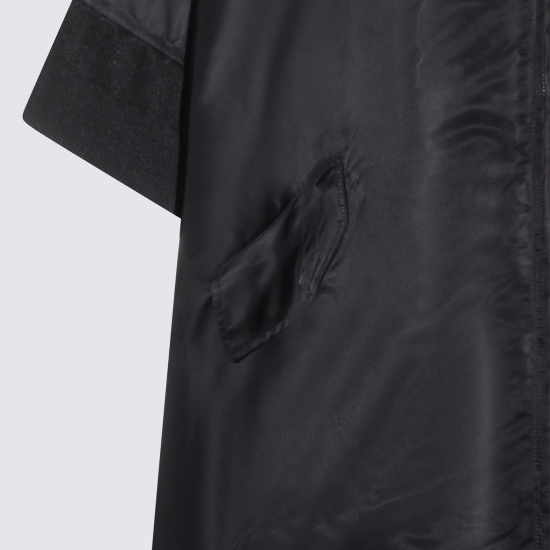 Mm6 By Maison Margiela Tailored Black Jacket With Classic Collar