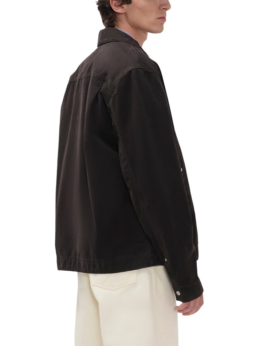 Norse Projects Structured Canvas Jacket With Classic Zip Front
