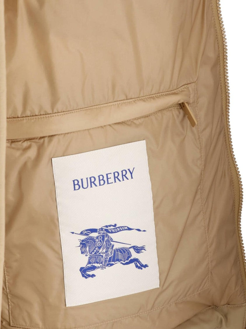 Burberry Beige Bideford Hooded Down Jacket