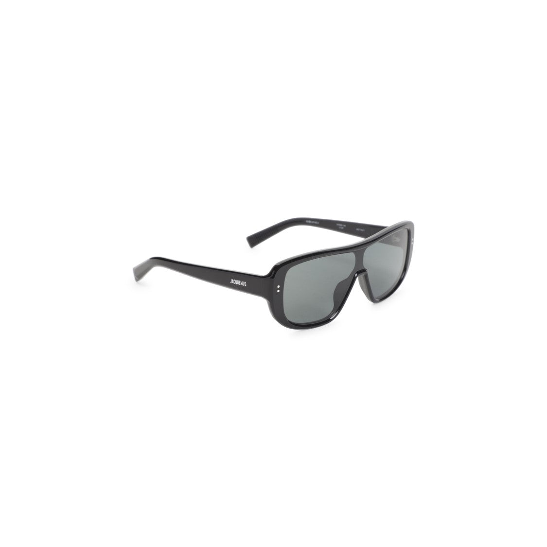 Jacquemus Oversized Rectangular Frame Sunglasses With Metallic Accents