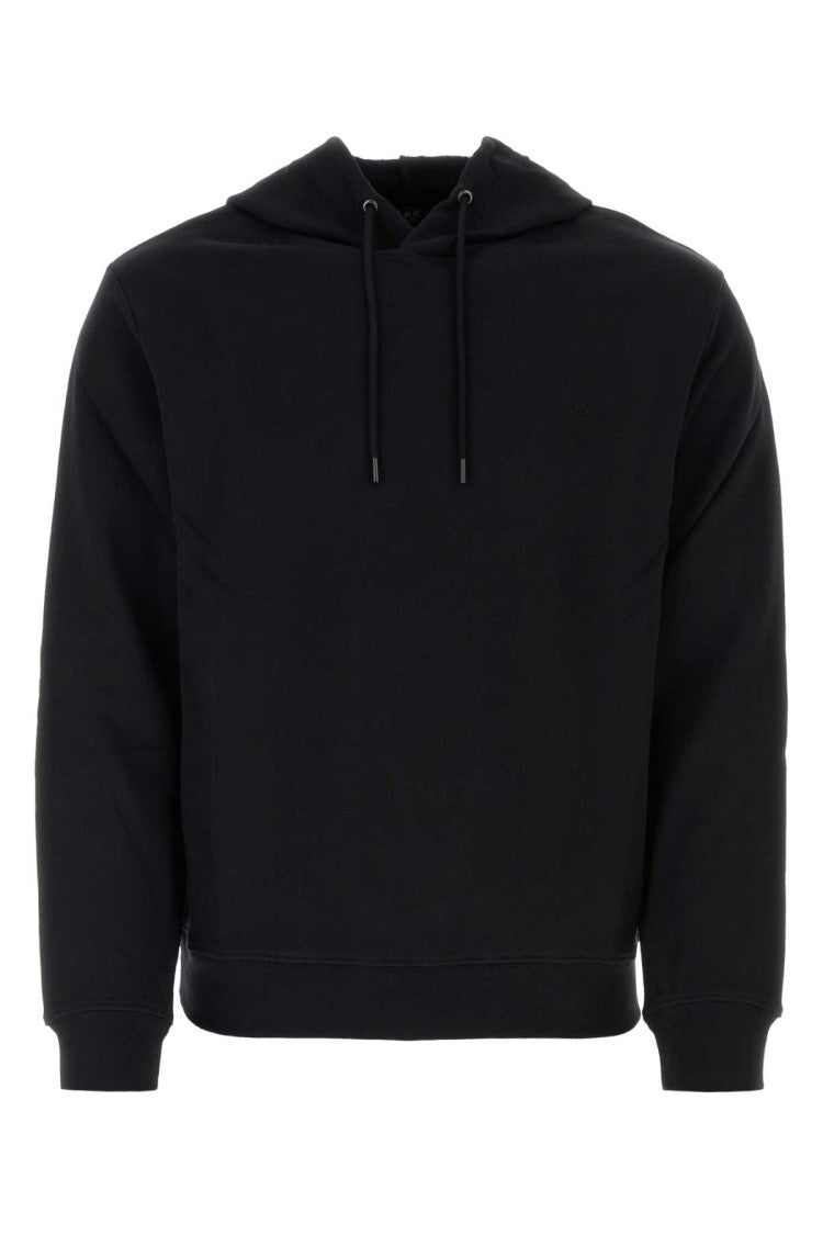 A.P.C. Black Cotton Sweatshirt