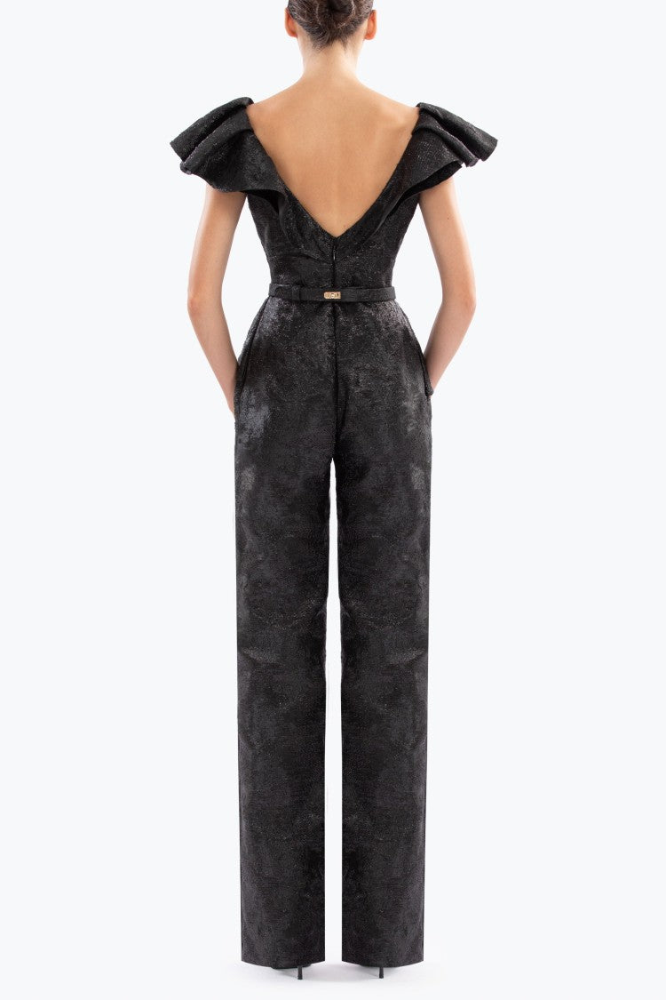 Saiid Kobeisy Brocade Jumpsuit