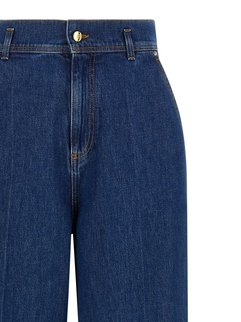 Alberta Ferretti 'Iriscut' Jeans