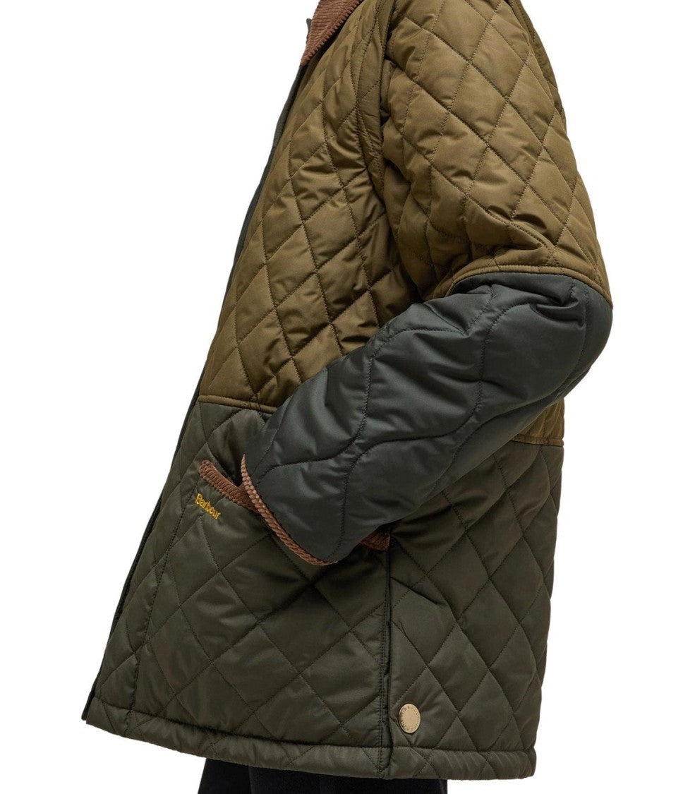 Barbour Lorrie Green Quilted Jacket