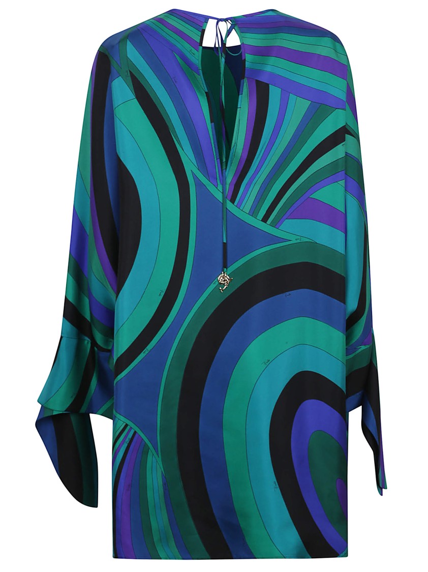 Emilio Pucci Silk Abstract Pattern Top