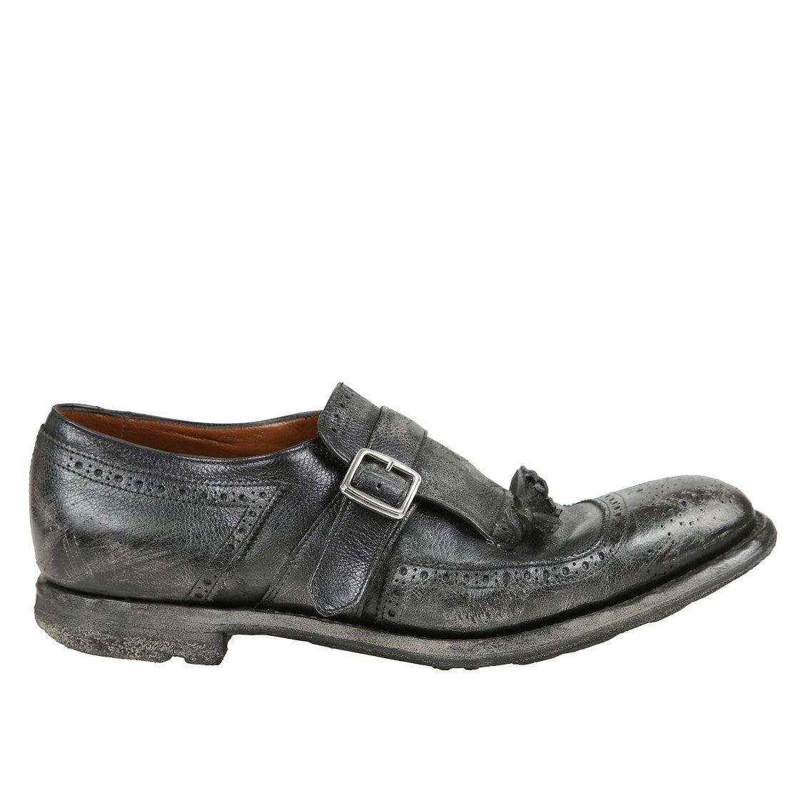 Church's Textured Calf Leather Moccasin