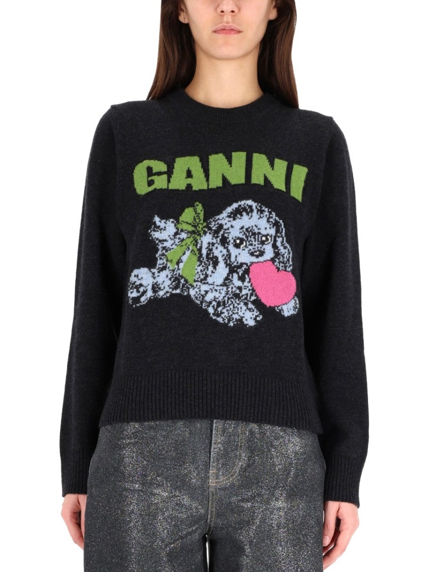 Ganni Puppy Shirt