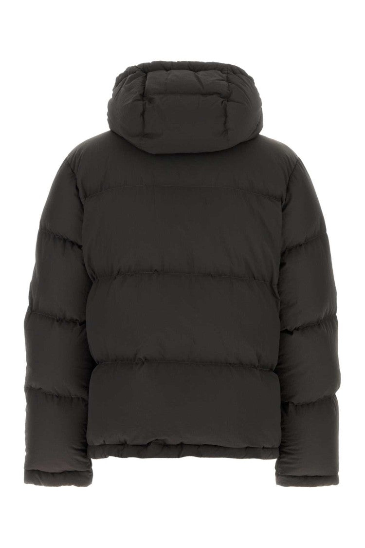 Dolce & Gabbana Slate Nylon Blend Down Jacket