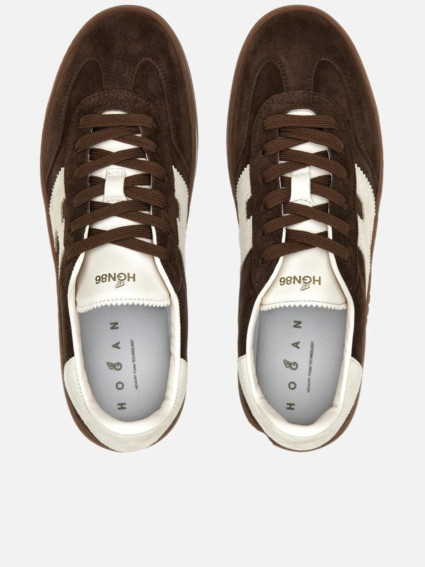 Hogan Low-Top Sneakers With White Suede 'H' Logo