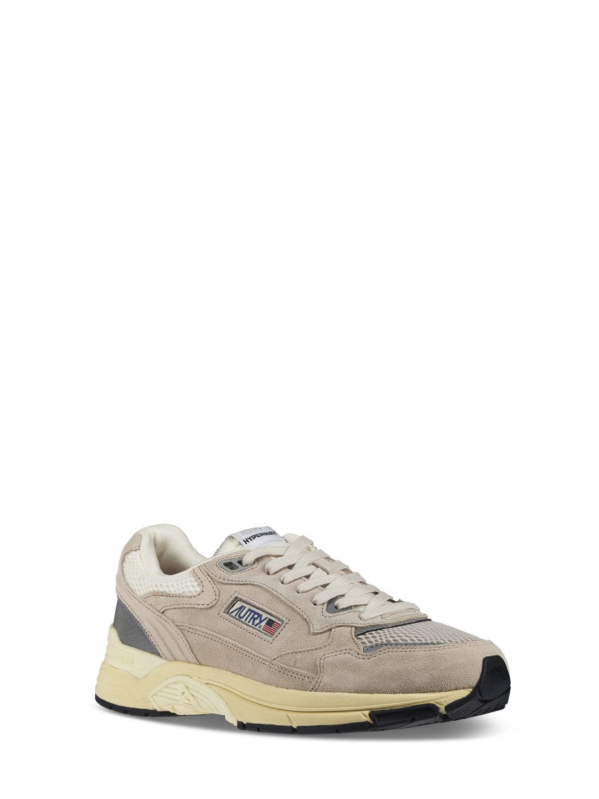 Autry Classic Leather And Mesh Panel Sneakers