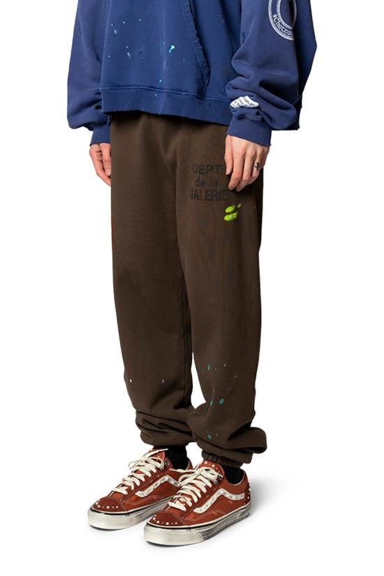 Gallery Dept. Relaxed-Fit Jogger Pants With Paint Splatter Detailing