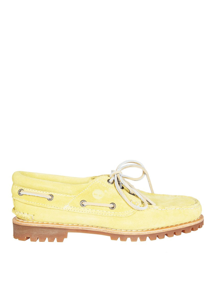 Timberland Yellow Moccasin Stitching Boat Shoes
