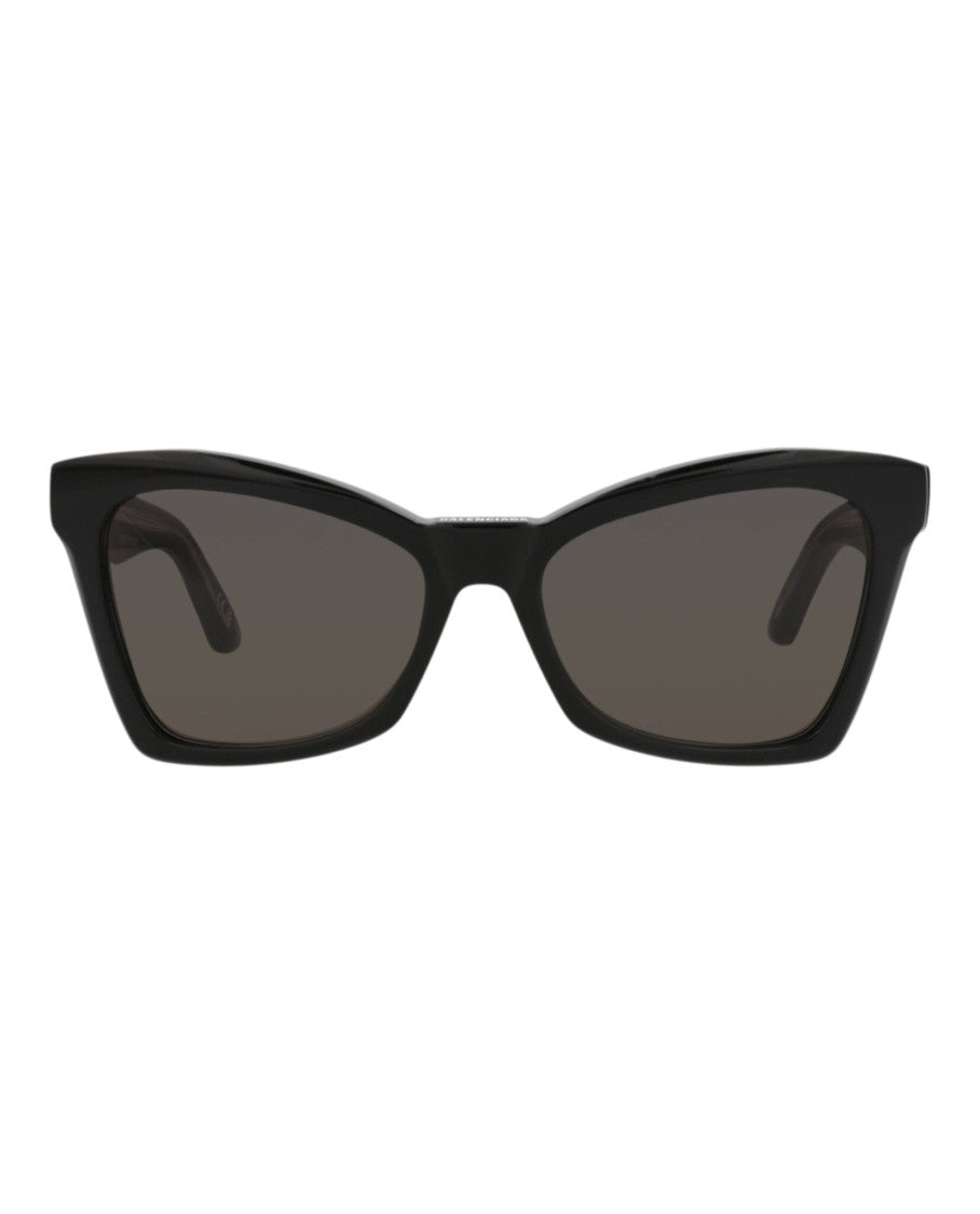 Balenciaga Cat-Eye Frame Acetate Sunglasses With Glossy Finish