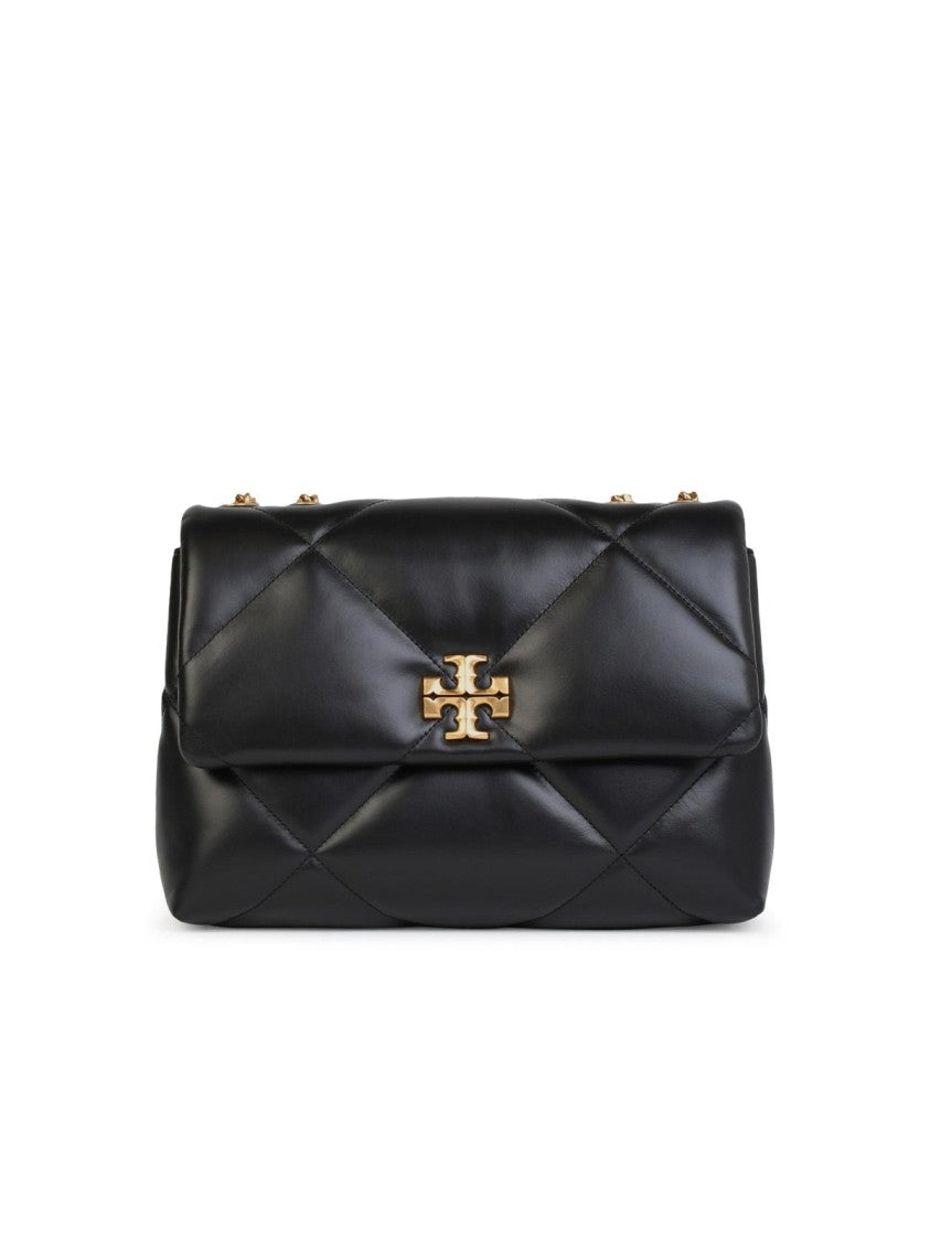 Tory Burch Kira' Black Leather Double Shoulder Bag