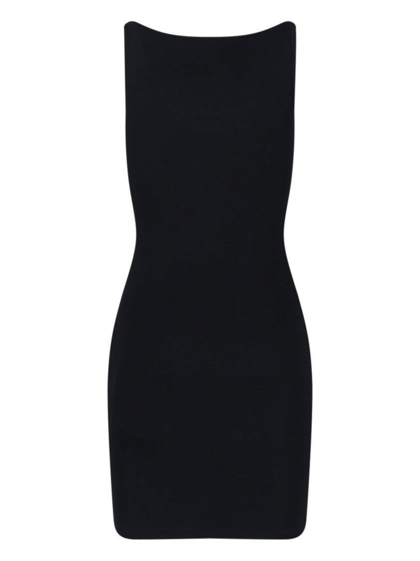 Off-White Logo Midi Dress – Black