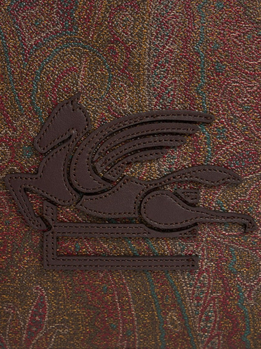 Etro Paisley Jacquard Cotton Shoulder Bag