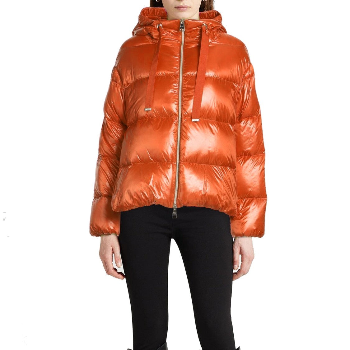 Herno Quilted Puffer Down Jacket With Drawstring Hood